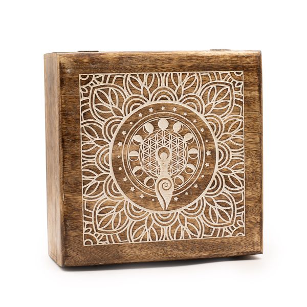 Extra Large Mango Box - Moon Phase Goddess