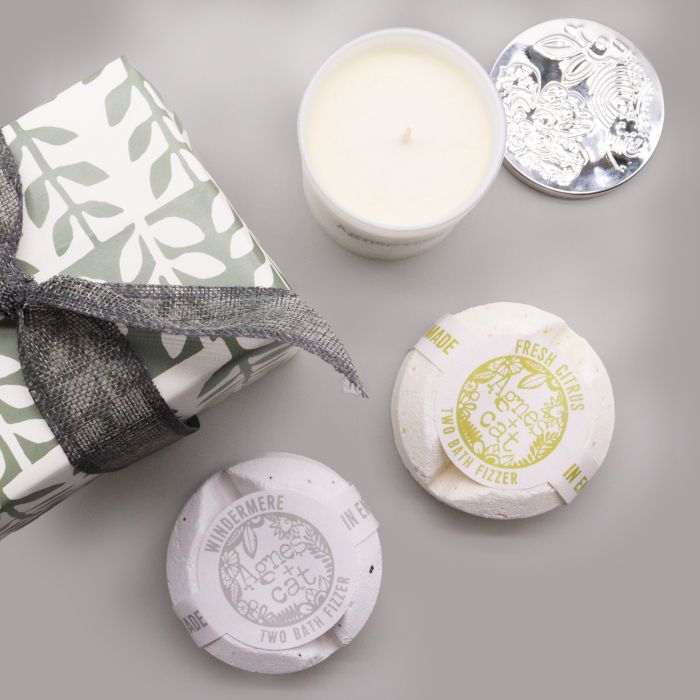 Velvet Moon (Candle) + Windermere (Fizz) + Citrus (Fizz)