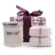 Moonstone (Candle) + Provence (Fizz) + Tea and Roses (Fizz)