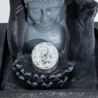Tabletop Water Feature - 20x25x35cm - Buddha Head & Hand
