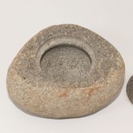 Natural Riverstone Grounding Pot - Large (aprox 15x12cm)
