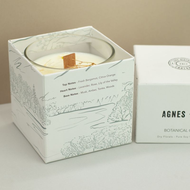 Agnes & Cat Botanical Soy Candle - Still Waters of Windermere