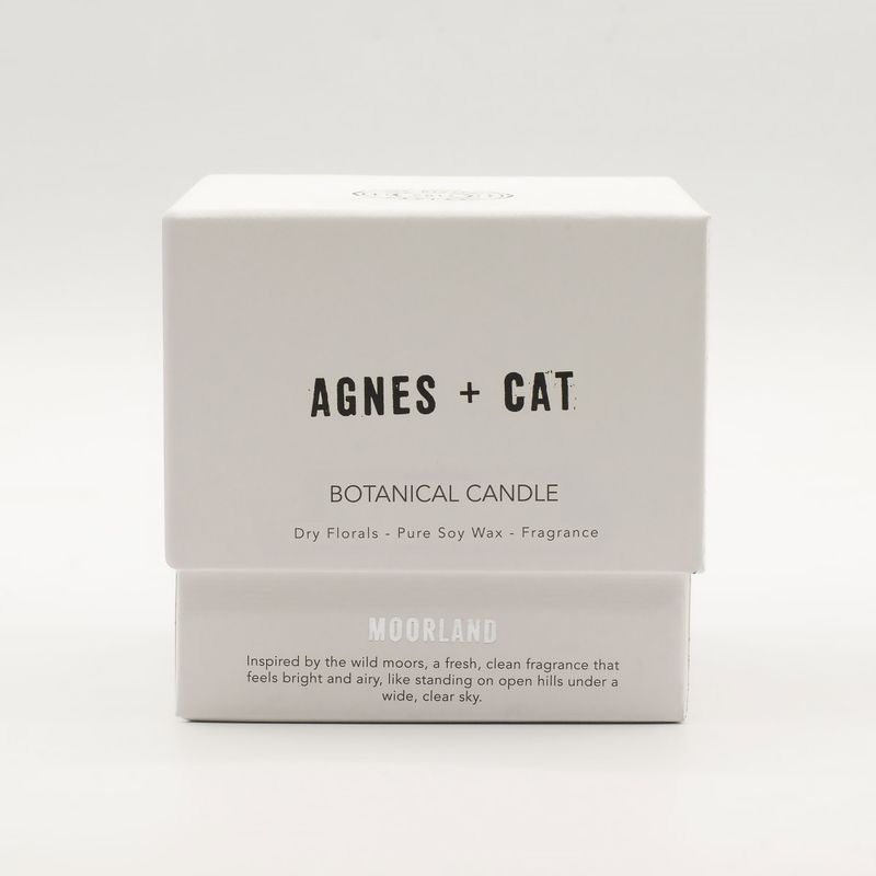 Agnes & Cat Botanical Soy Candle - Moorland Lavender