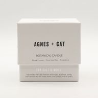 Agnes & Cat Botanical Soy Candle - Seasalt & Moss