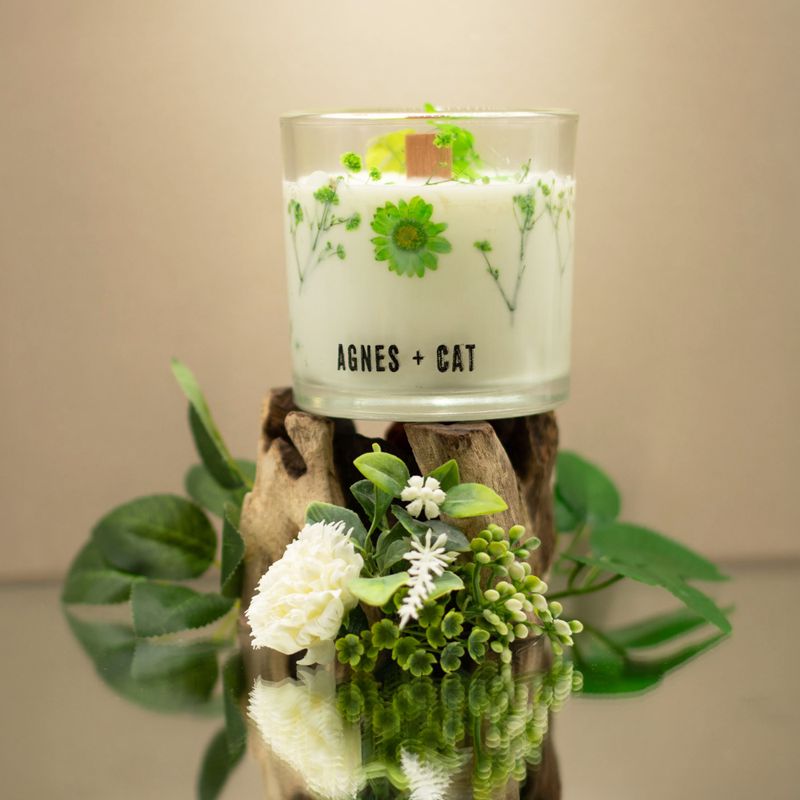 Agnes & Cat Botanical Soy Candle - Fellberry