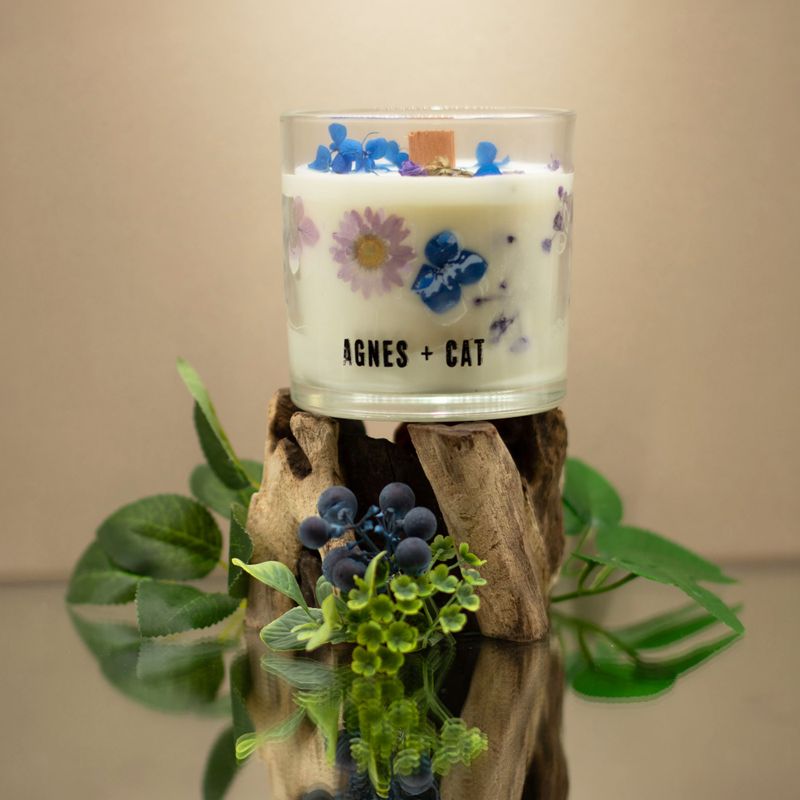 Agnes & Cat Botanical Soy Candle - Moorland Lavender