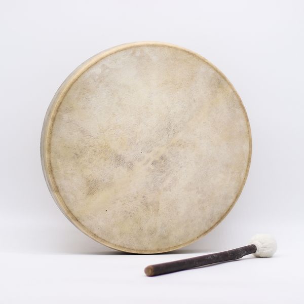 Spirit of the Wolf - Shaman Drum & Stick - Tunable - 40cm