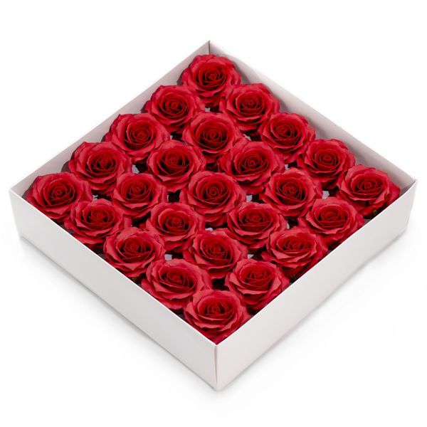 Craft Soap Flower - (5-Layer) Romatic Rose - Wine Red