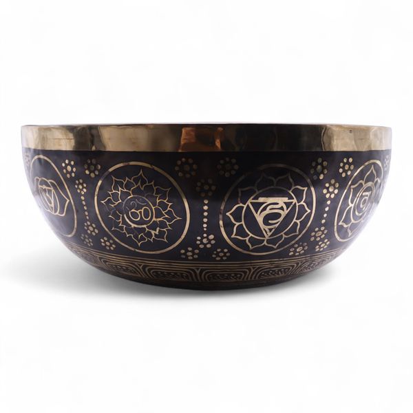 Plain - Huge Vibrational Feet Standing Bowl - 50x20cm - 10.7kg