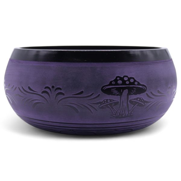 Extra Loud - Mushroom Singing Bowl - 23x10.5cm 1.3kg - Purple Haze