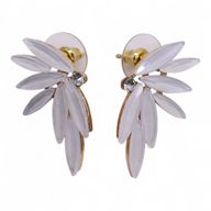 Pearl - Vintage Glass - Fairies - Earrings