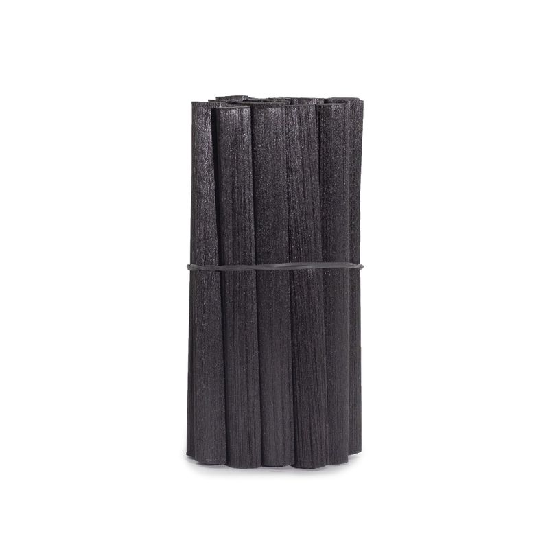 15mm x 15cm Bundle  - (aprox 20) - Black Fat Fibre Reeds