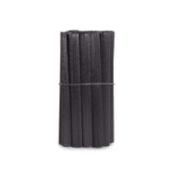 15mm x 15cm Bundle  - (aprox 20) - Black Fat Fibre Reeds