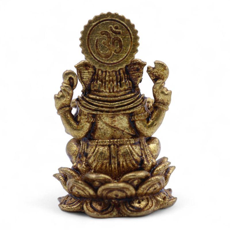 Brass Miniature Gods - Ganesha (12gms)  - 30mm