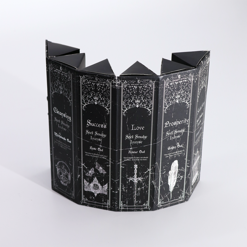 Ancient Witch Pyramids Incense - Set of 5 Spell Incense and Holder