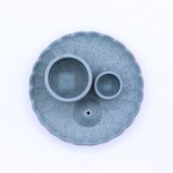 Palo Santo Stick & Smudge Holder - Lotus Flower - Blue