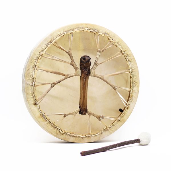 Spirit of the Eagle - Shaman Drum & Stick - Tunable - 40cm