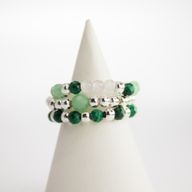Nymph Spirit Gemstone Ring Set - Forest Spirit