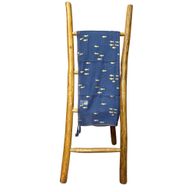 Nomad Sari - Pareo - Sea Blue & Gold Fish Design