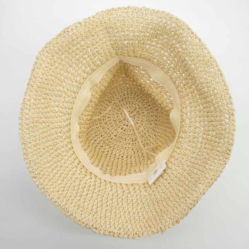 Nomad Sari Floppy Straw Sun Hat - Natural Beige