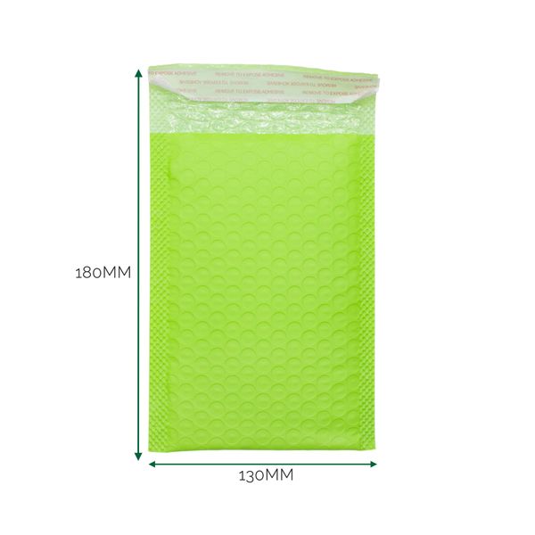 Blue Poly Bubble Envelope (130x180+40mm)