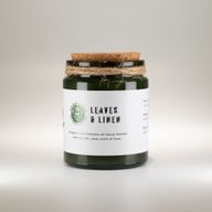 Woodwick Soy Candle - Leaves and Linen