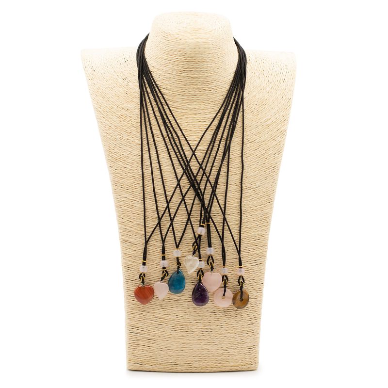 Cool Gemstone Pendants - Hearts Etc Collection (assorted)