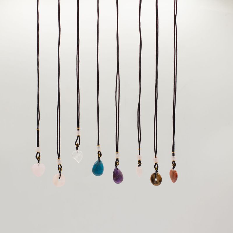 Cool Gemstone Pendants - Hearts Etc Collection (assorted)