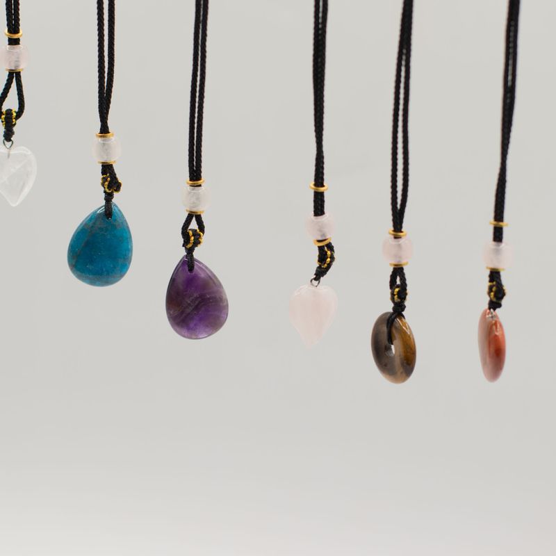 Cool Gemstone Pendants - Hearts Etc Collection (assorted)