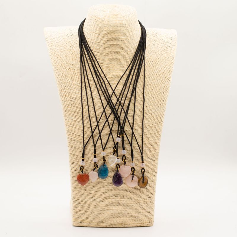 Cool Gemstone Pendants - Hearts Etc Collection (assorted)