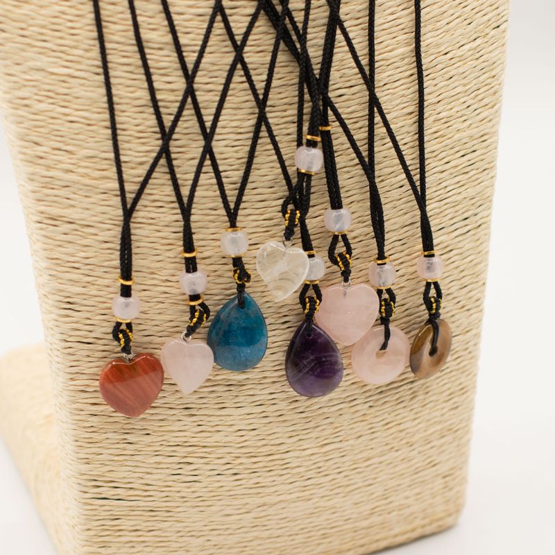 Cool Gemstone Pendants - Hearts Etc Collection (assorted)
