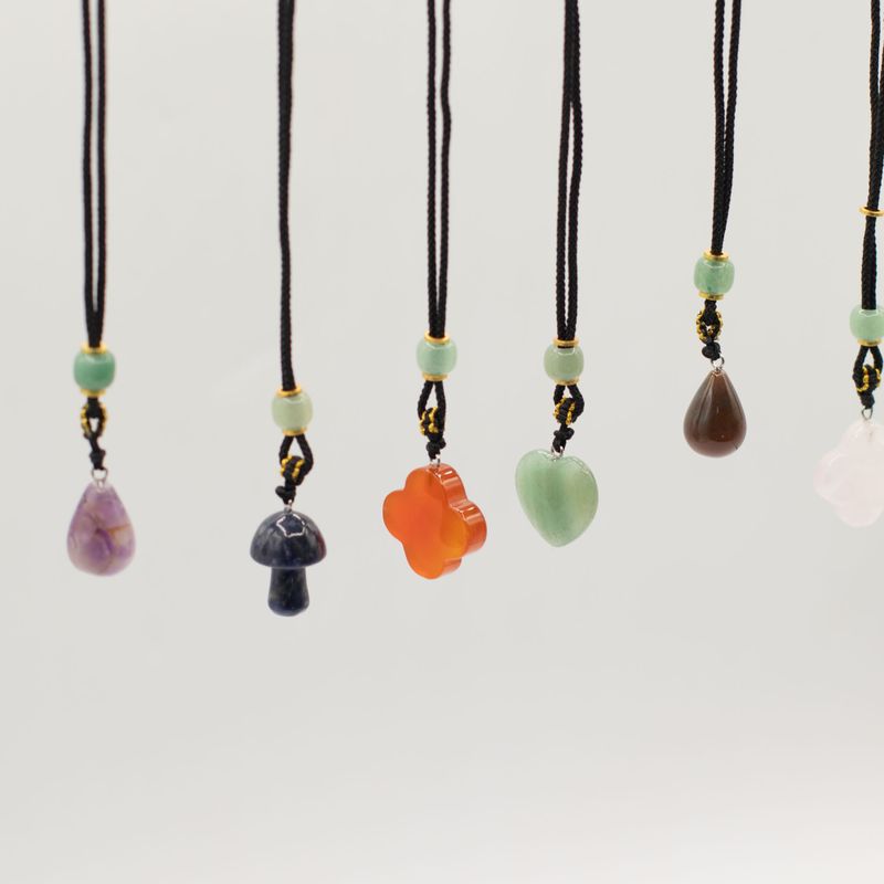 Cool Gemstone Pendants - Botanical Collection (assorted)