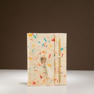 Med Lokta Mixed Colour Cotton Notebook (15x12cm) - 45 pages