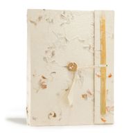 Lrg Lokta Mixed Flowers Notebook (21x15cm) - 45 pages - inc bookmark