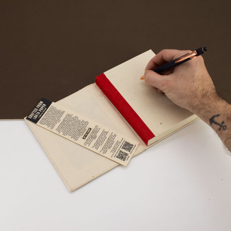 Med Lokta Bodhi Leaf Notebook (15x12cm) - 45 pages (assorted)