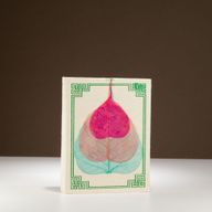 Med Lokta Bodhi Leaf Notebook (15x12cm) - 45 pages (assorted)