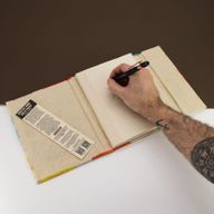 Lrg Lokta Colourful Leaves Notebooks (21x15cm) - 45 pages