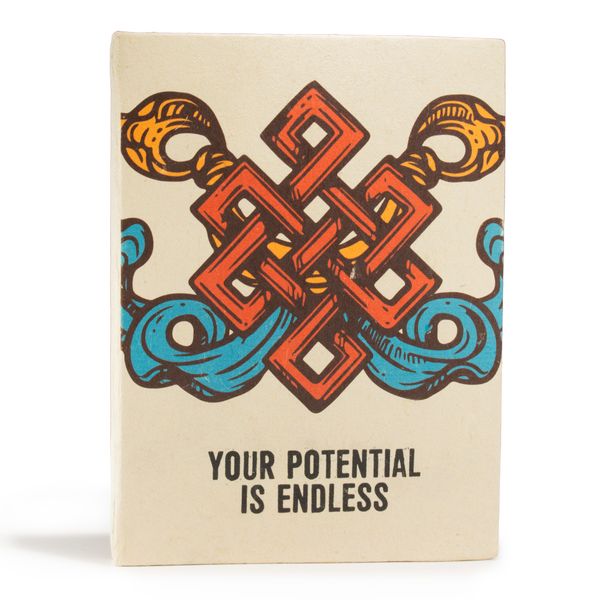 Lrg Lokta Inspiration Notebook (21x15cm) - 45 pages - Your Potential - inc bookmark