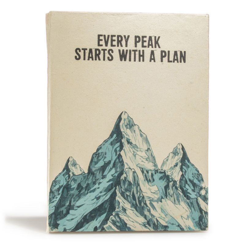 Lrg Lokta Inspiration Notebook (21x15cm) - 45 pages - Every Peak - inc bookmark