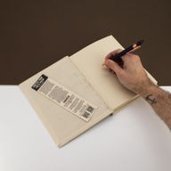 Lrg Lokta Inspiration Notebook (21x15cm) - 45 pages - Every Peak - inc bookmark