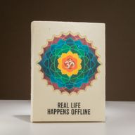 Lrg Lokta Inspiration Notebook (21x15cm) - 45 pages - Real Life - inc bookmark