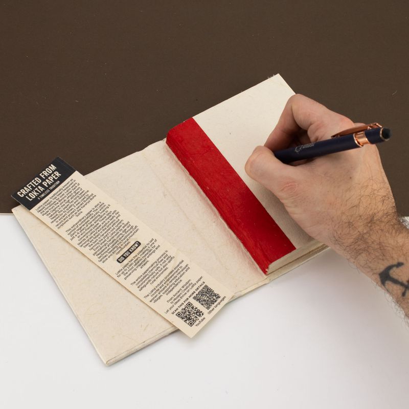 Med Lokta Mini Tiles Notebook (15x12cm) - 45 Pages - Natural
