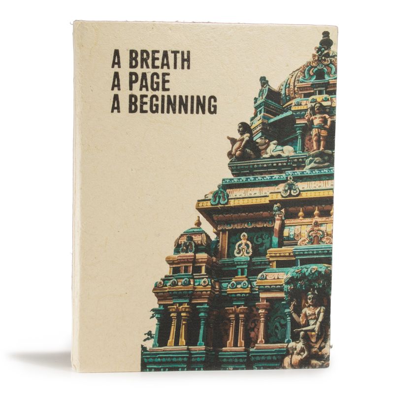 Lrg Lokta Inspiration Notebook (21x15cm) - 45 pages - A Breath - inc bookmark