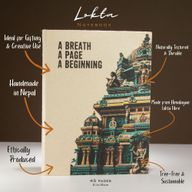 Lrg Lokta Inspiration Notebook (21x15cm) - 45 pages - A Breath - inc bookmark