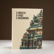 Lrg Lokta Inspiration Notebook (21x15cm) - 45 pages - A Breath - inc bookmark