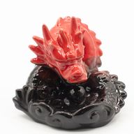 Backflow Incense Burner - Small Red Dragon