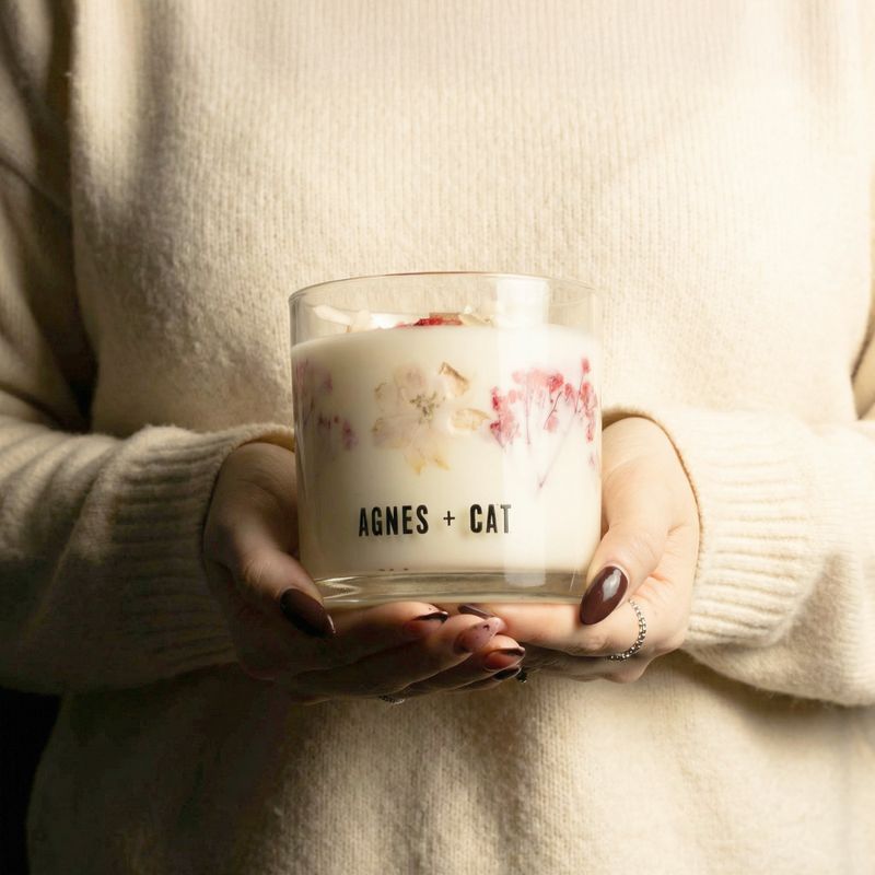 Agnes & Cat Botanical Soy Candle - Lakeland Mocha