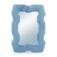 Soft Squiggly Mirrors - Chunky Frame- Royal Blue (54) - 30.5x22.5x2.3cm