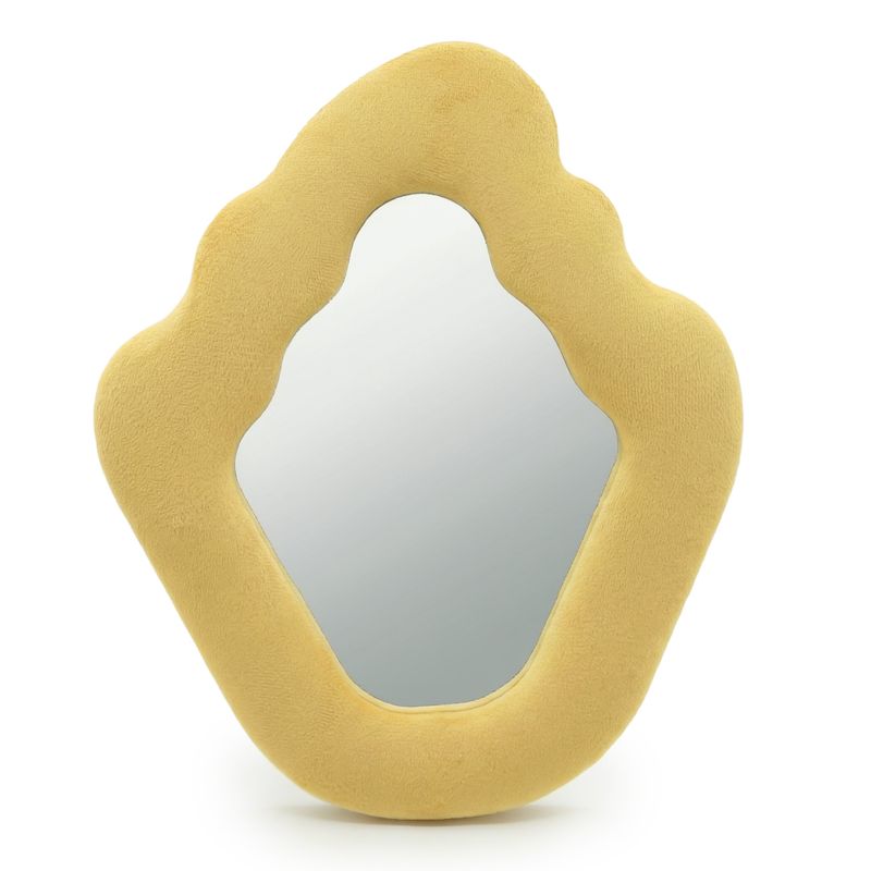 Soft Squiggly Mirrors - Flame - Marigold (49) - 23x27.5x2.3cm