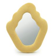 Soft Squiggly Mirrors - Flame - Marigold (49) - 23x27.5x2.3cm